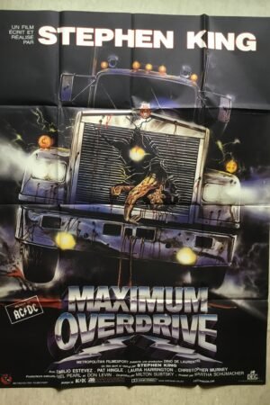 affiche de cinéma maximum overdrive