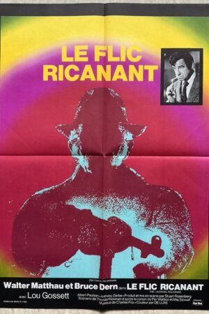affiche de cinema le flic ricanant