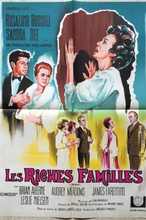 affiche de cinema les riches familles