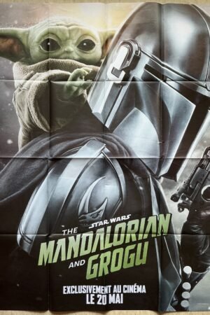 Affiche de cinéma Mandalorian and grogu