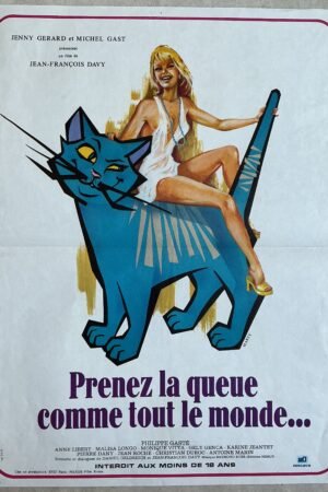 affiche de cinema Prenez la queue comme tout le monde