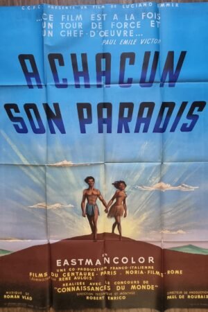 affiche cinema a chacun son paradis