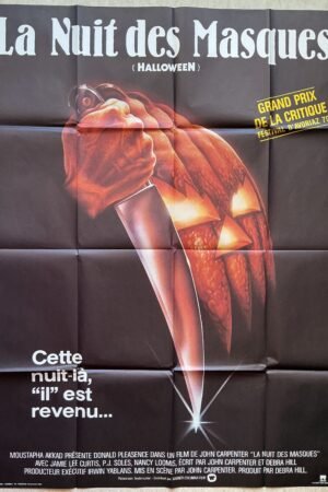affiche cinema la nuit des masques (Halloween)