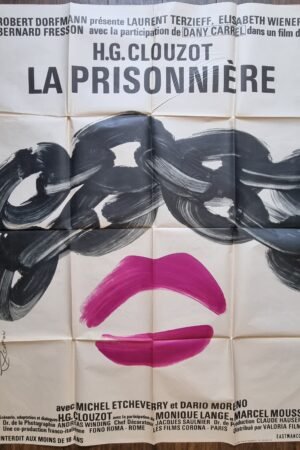 affiche de cinema la prisonnière