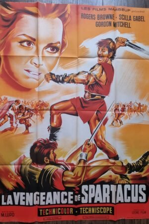 affiche de cinema La vengeance de Spartacus