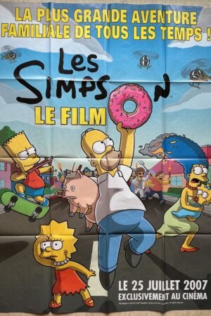 affiche cinema Les Simpson, le film