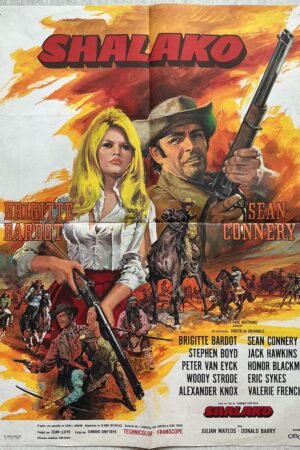 affiche cinema shalako (bardot)